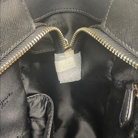 Kate Spade New York Madison Laptop Tote Bag Black Leather - Picture 8 of 14